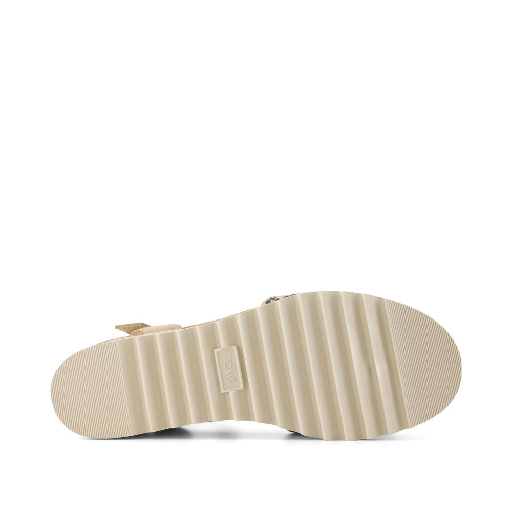 Diana Wedge Sandal Natural Leopard Print