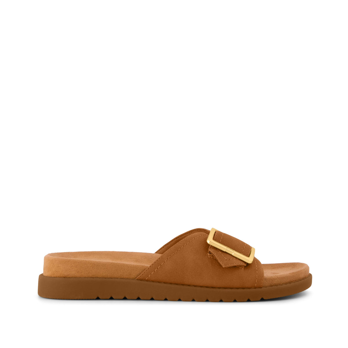 Marin Slide Sandal Brown Sugar Nubuck