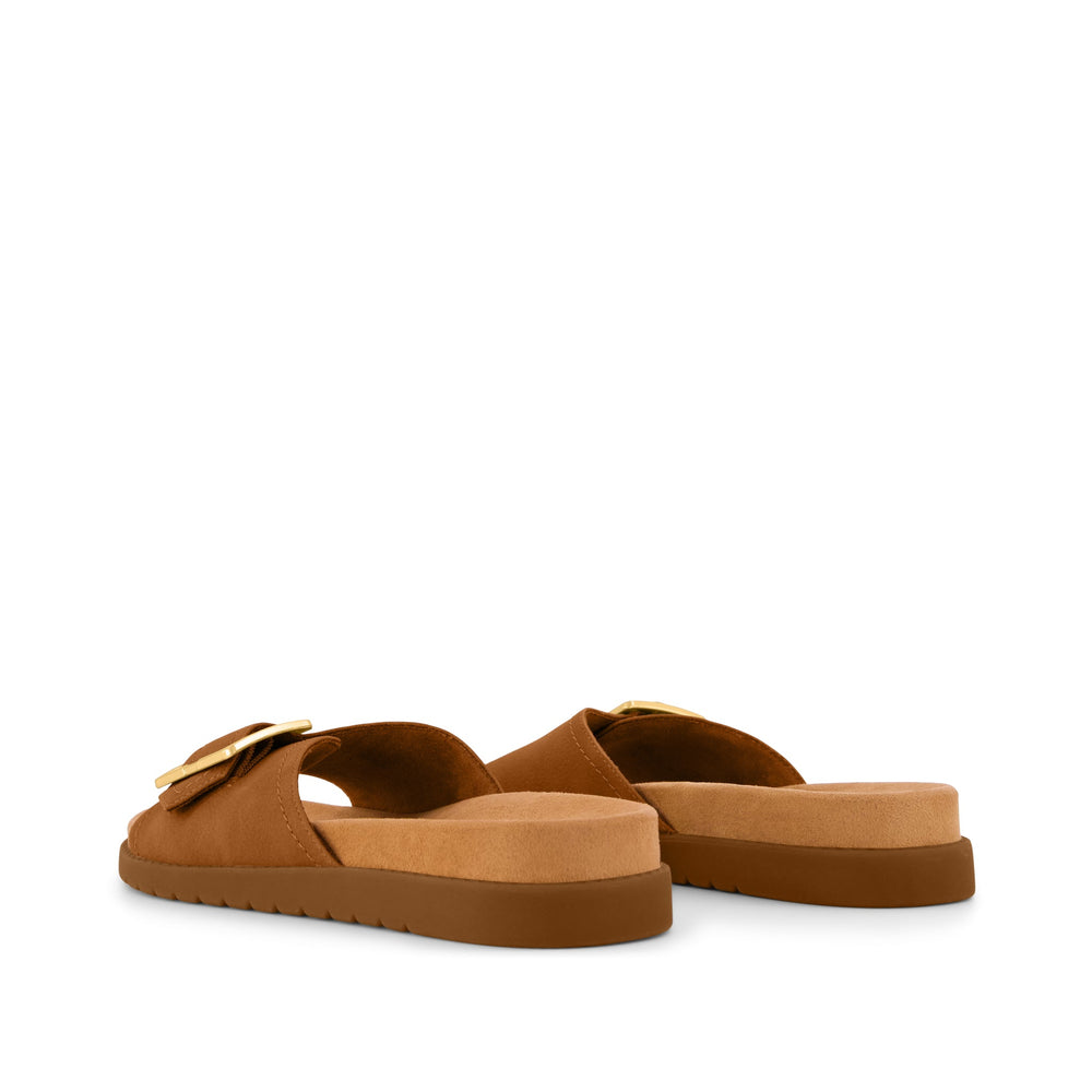 Marin Slide Sandal Brown Sugar Nubuck