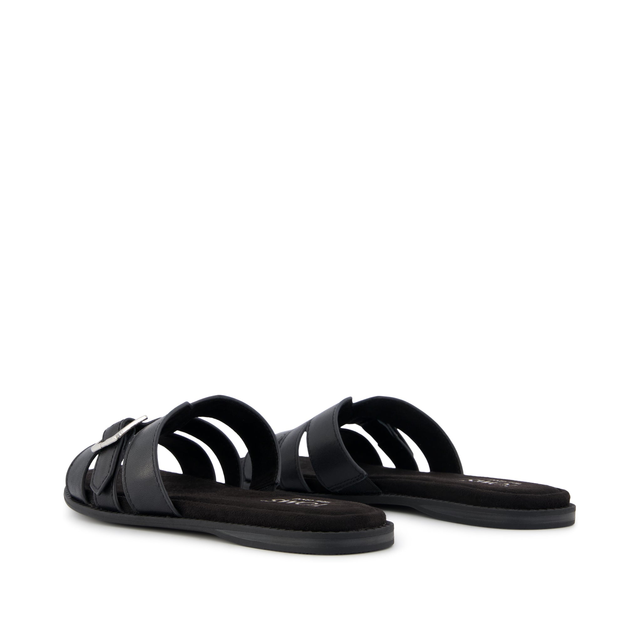 Sol Slide Sandal Black Leather