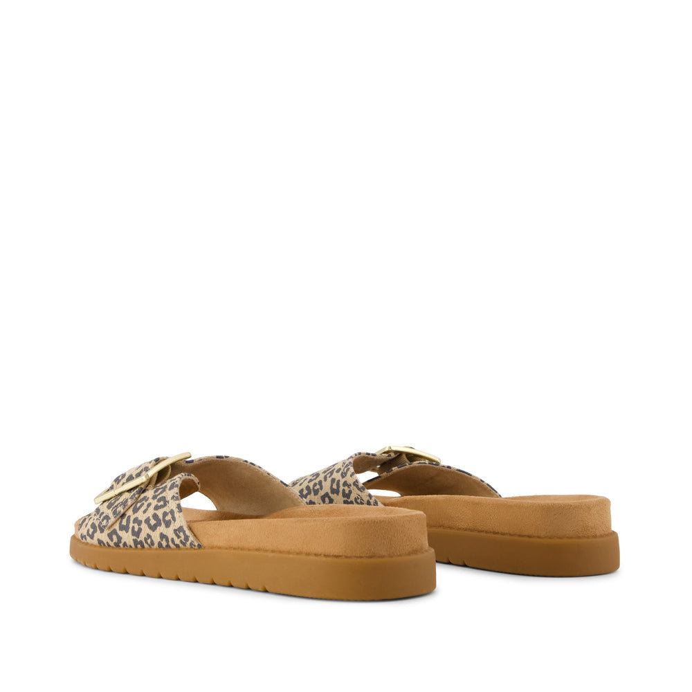 Marin Slide Sandal Leopard Print