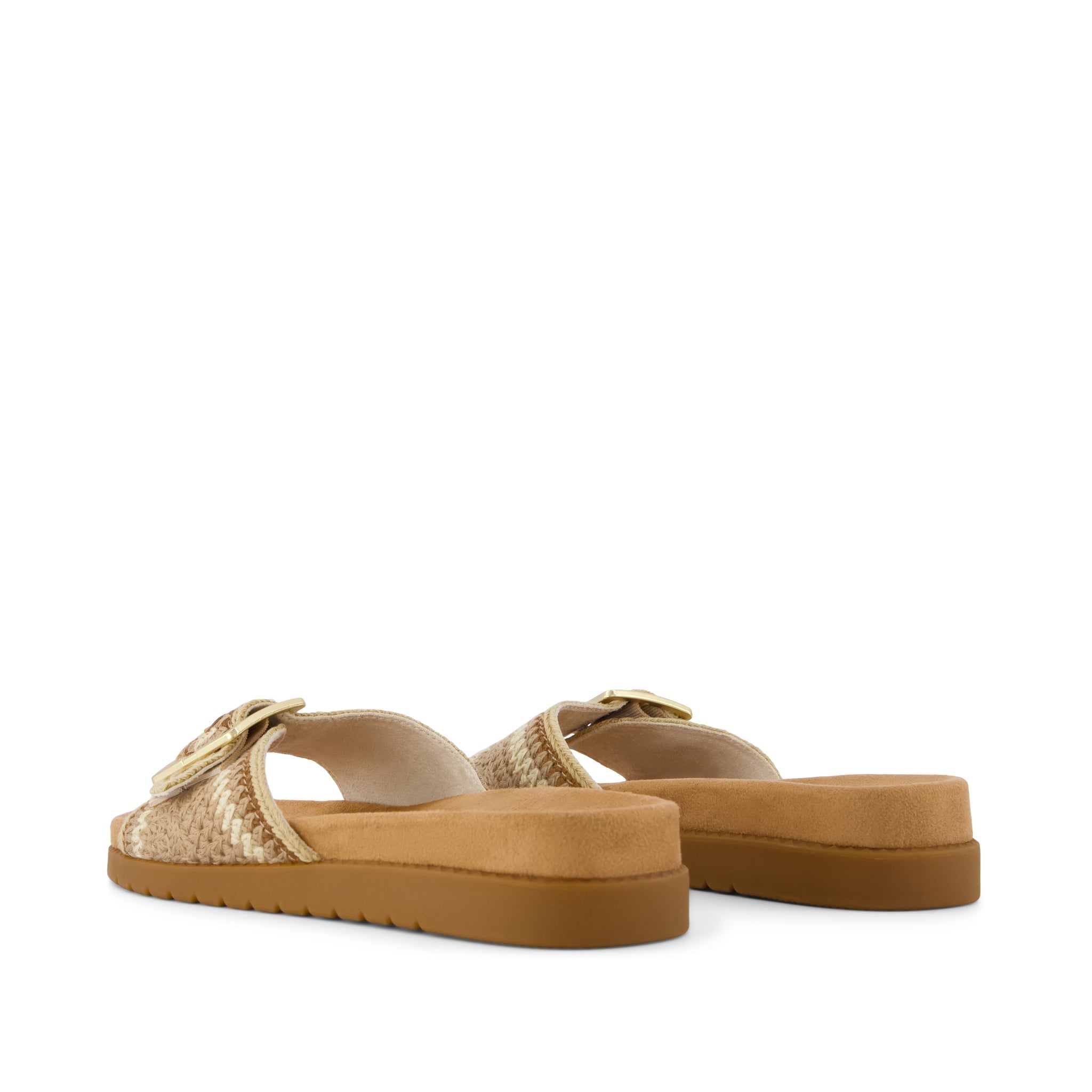 Marin Slide Sandal Almond Crochet