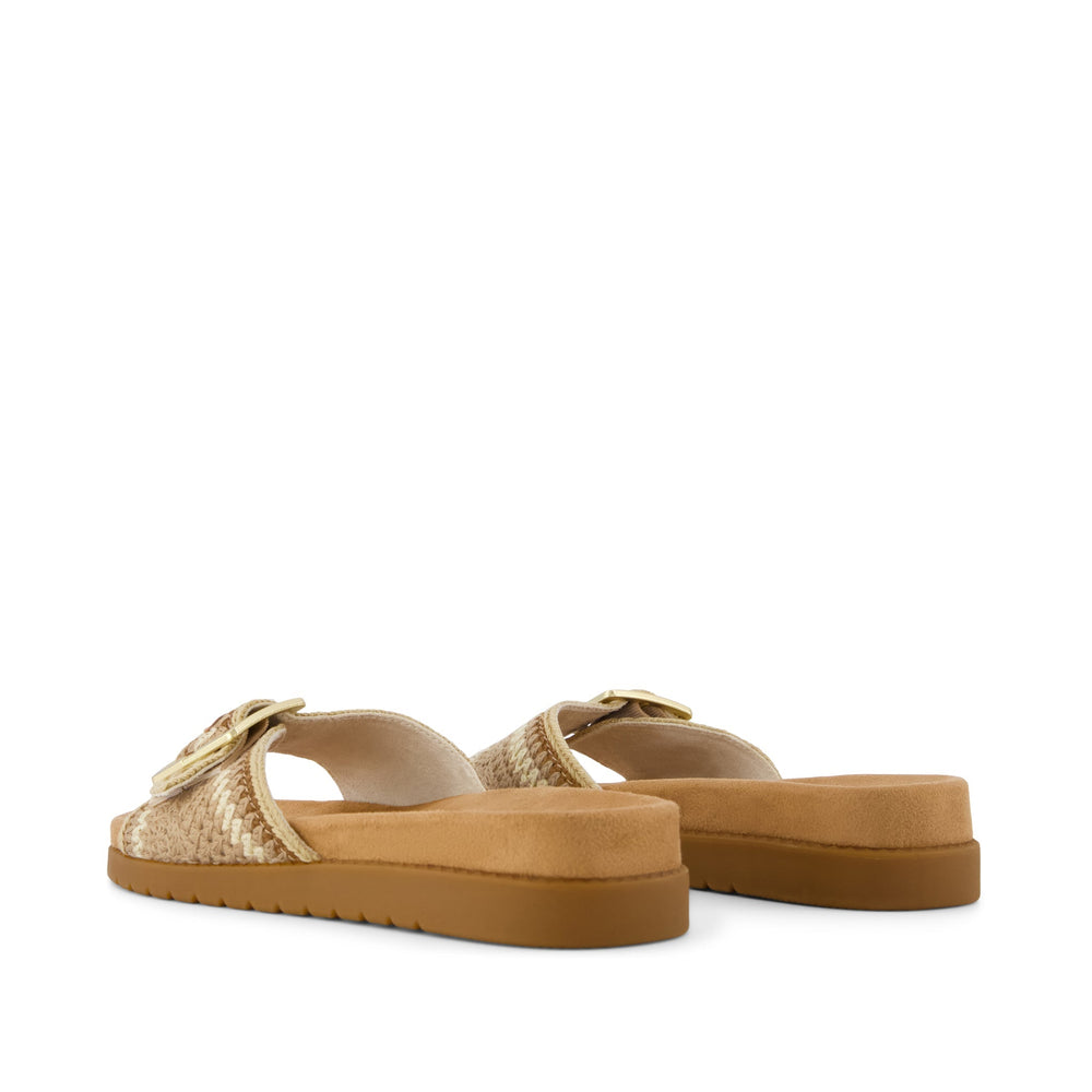 Marin Slide Sandal Almond Crochet