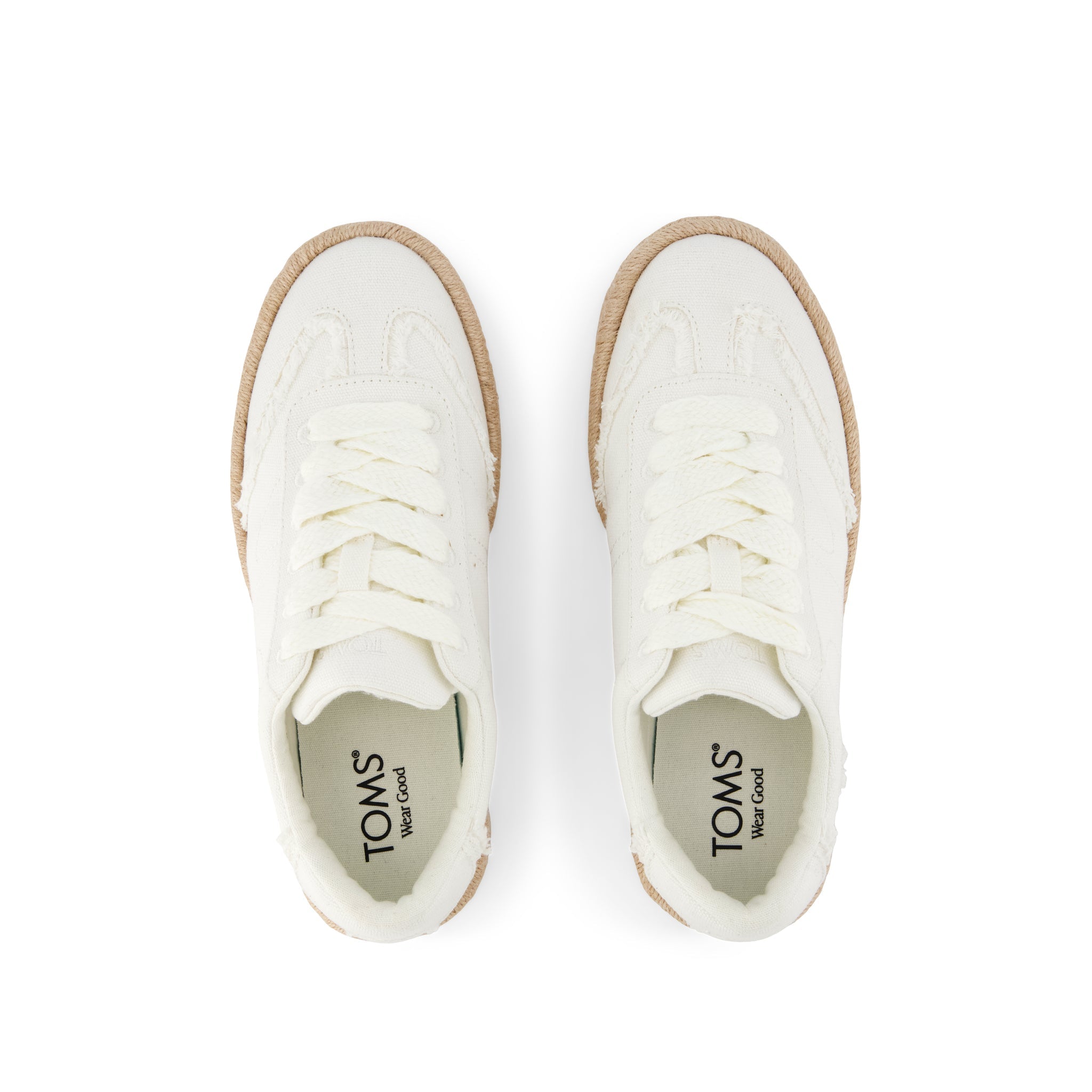 Jesse Espadrille Sneaker White Canvas