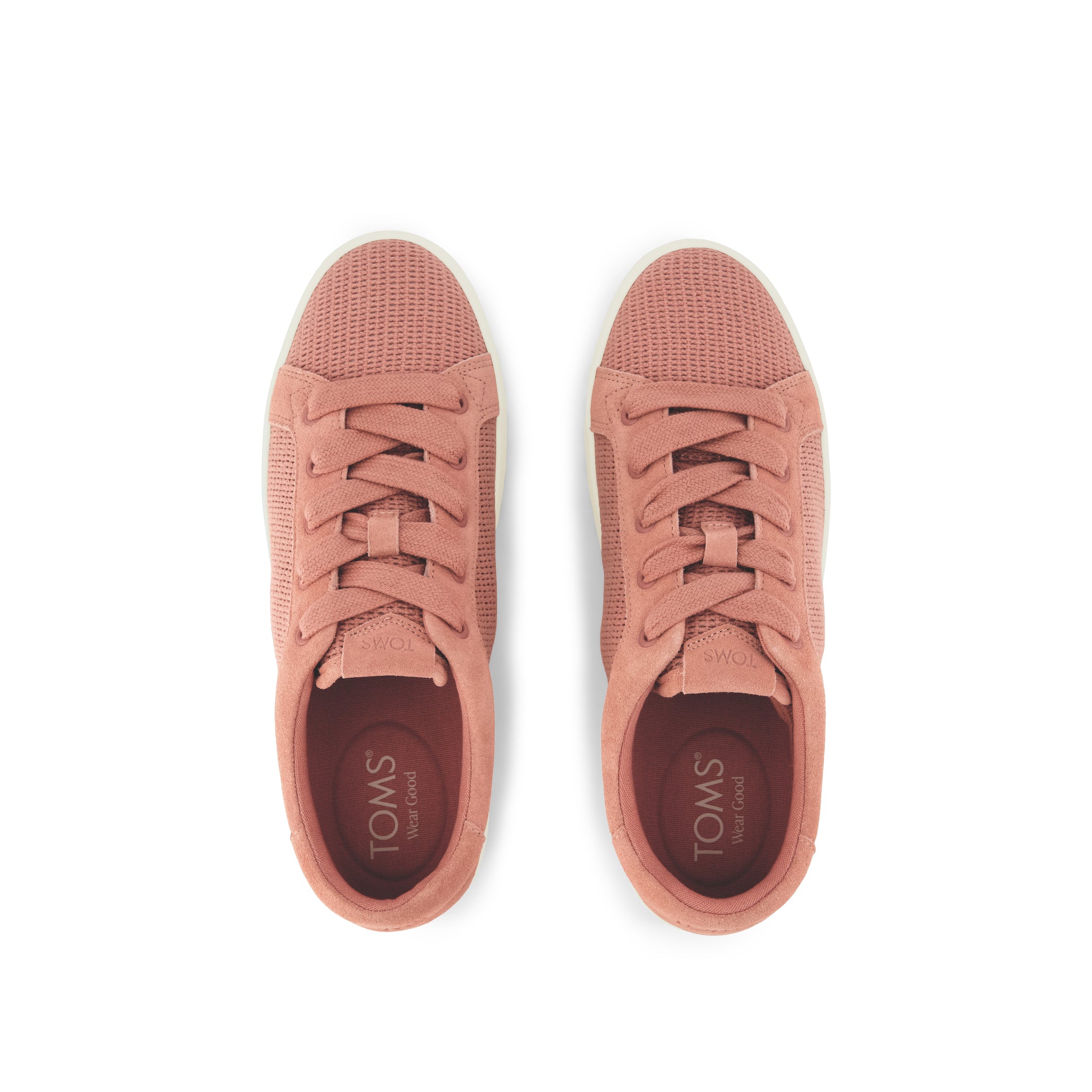 Rea Lace-Up Platform Sneaker Bloom Mesh and Suede
