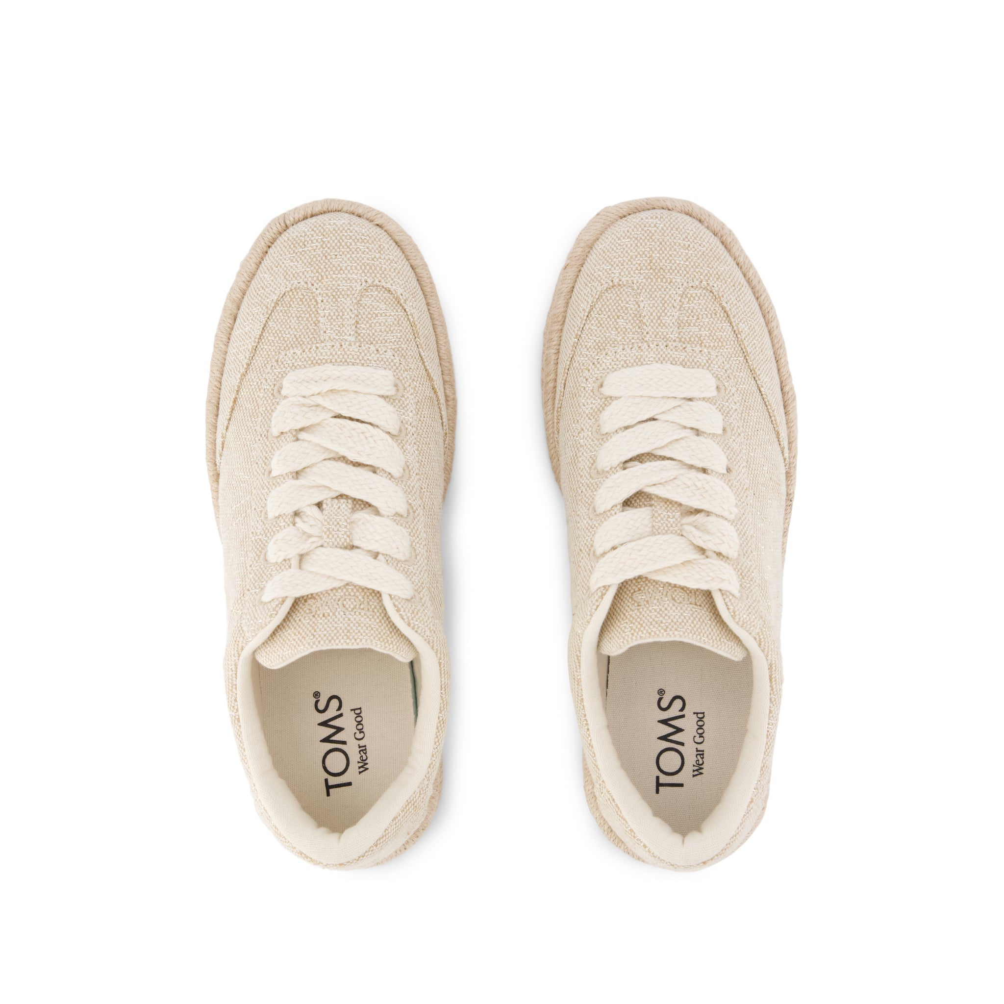 Jesse Espadrille Sneaker Champagne Sparkle