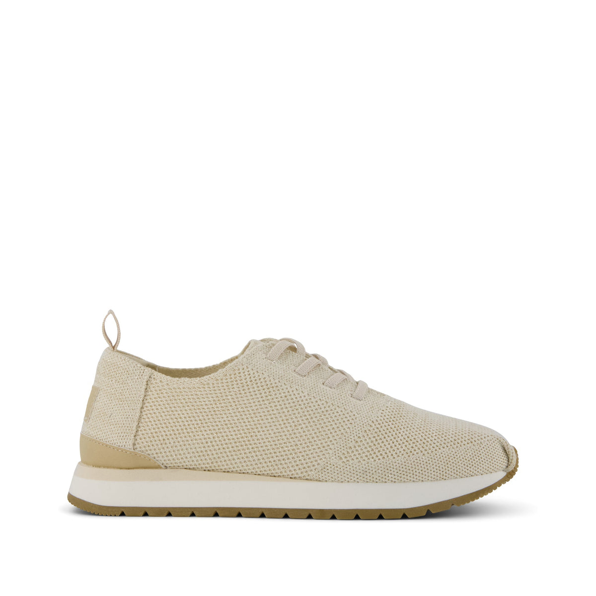 Resident Plus Lace-Up Natural Metallic Knit