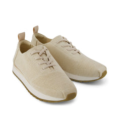 Resident Plus Lace-Up Natural Metallic Knit