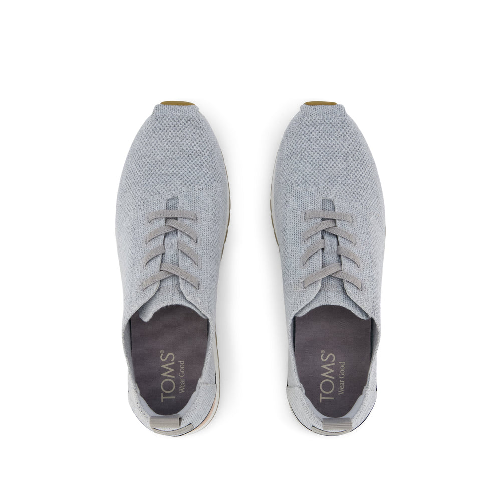 Resident Plus Lace-Up Grey Knit