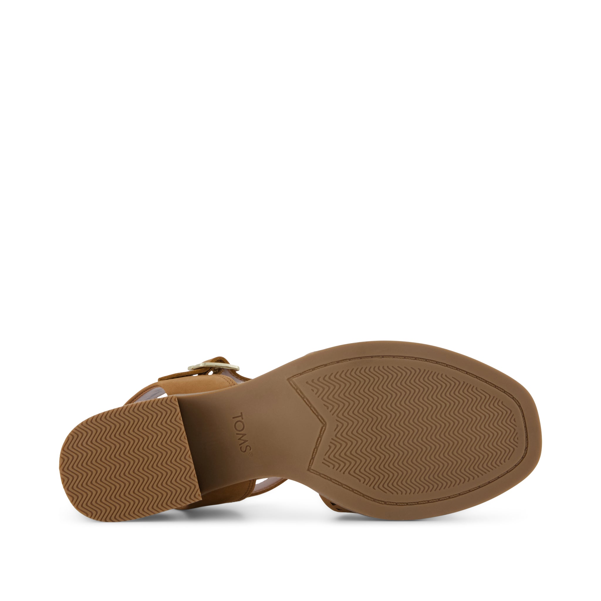 Eloise Sandal Brown Perforated Leather