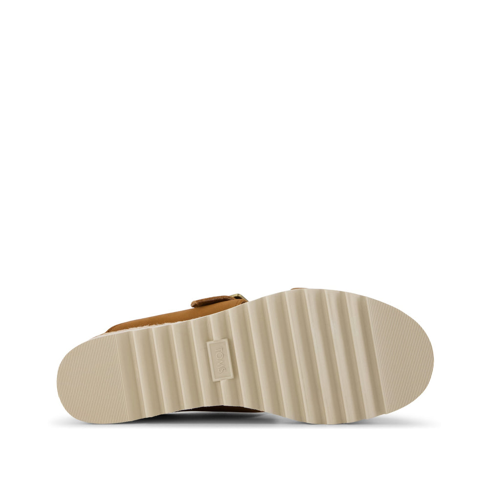 Diana Mule Wedge Sandal Brown Sugar