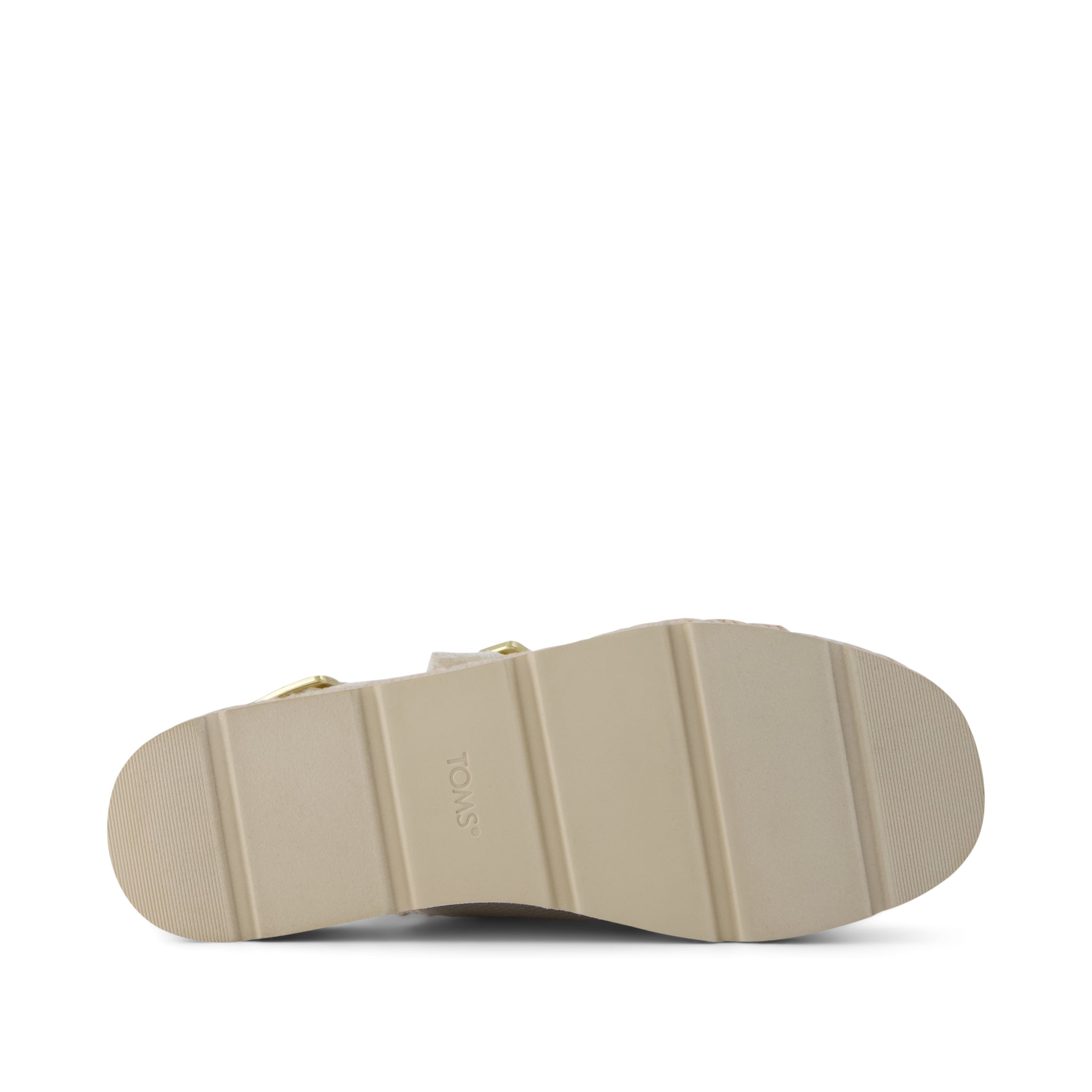 Giana Flatform Sandal White Woven