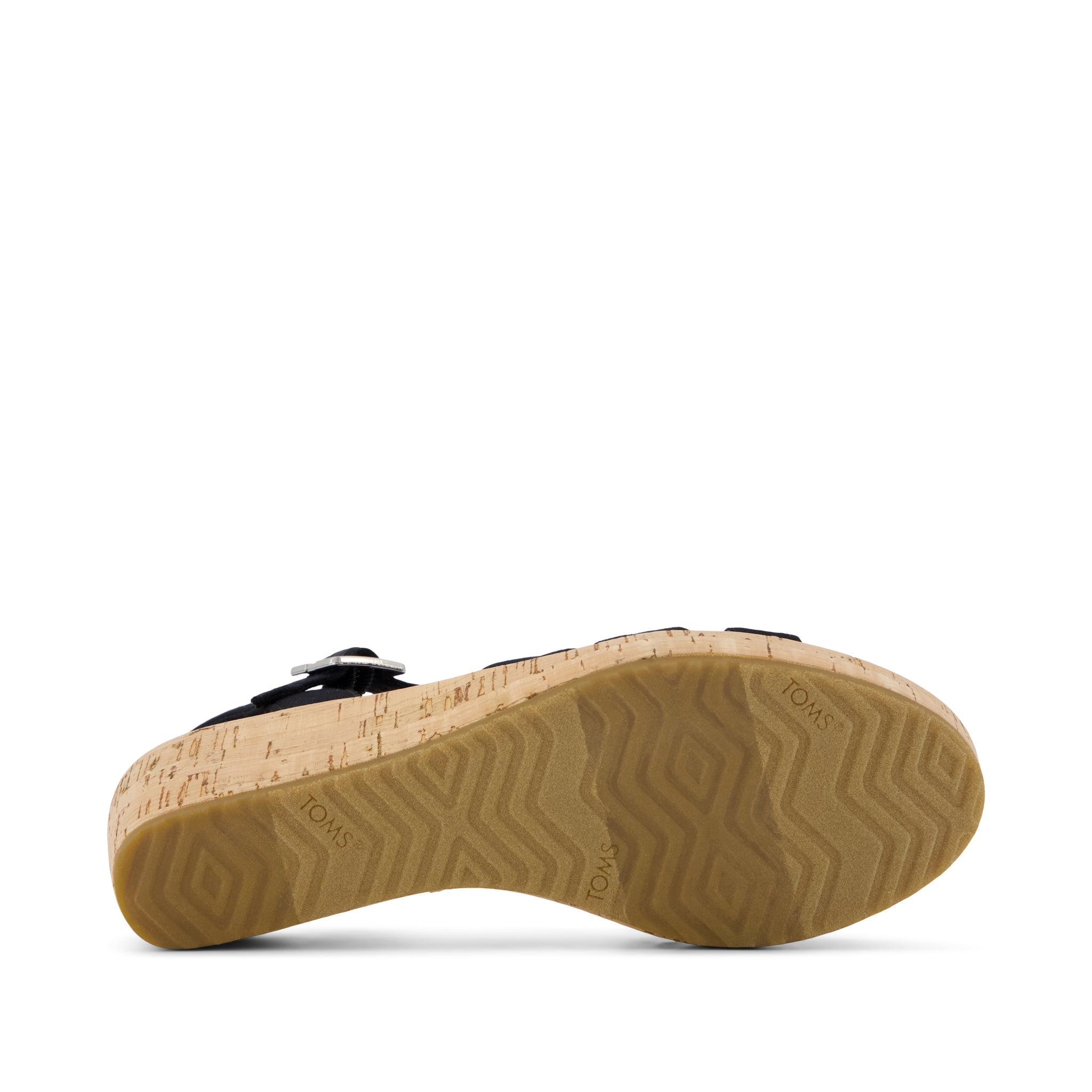 Julia Wedge Sandal Woven Black