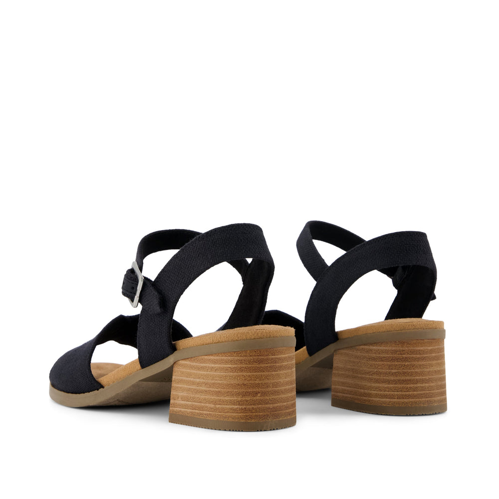 Eloise Sandal Black Woven