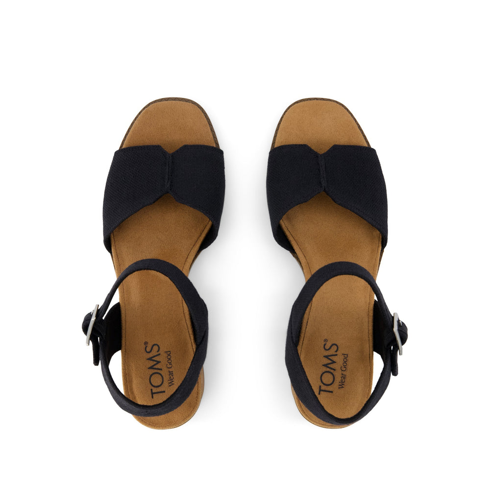 Eloise Sandal Black Woven