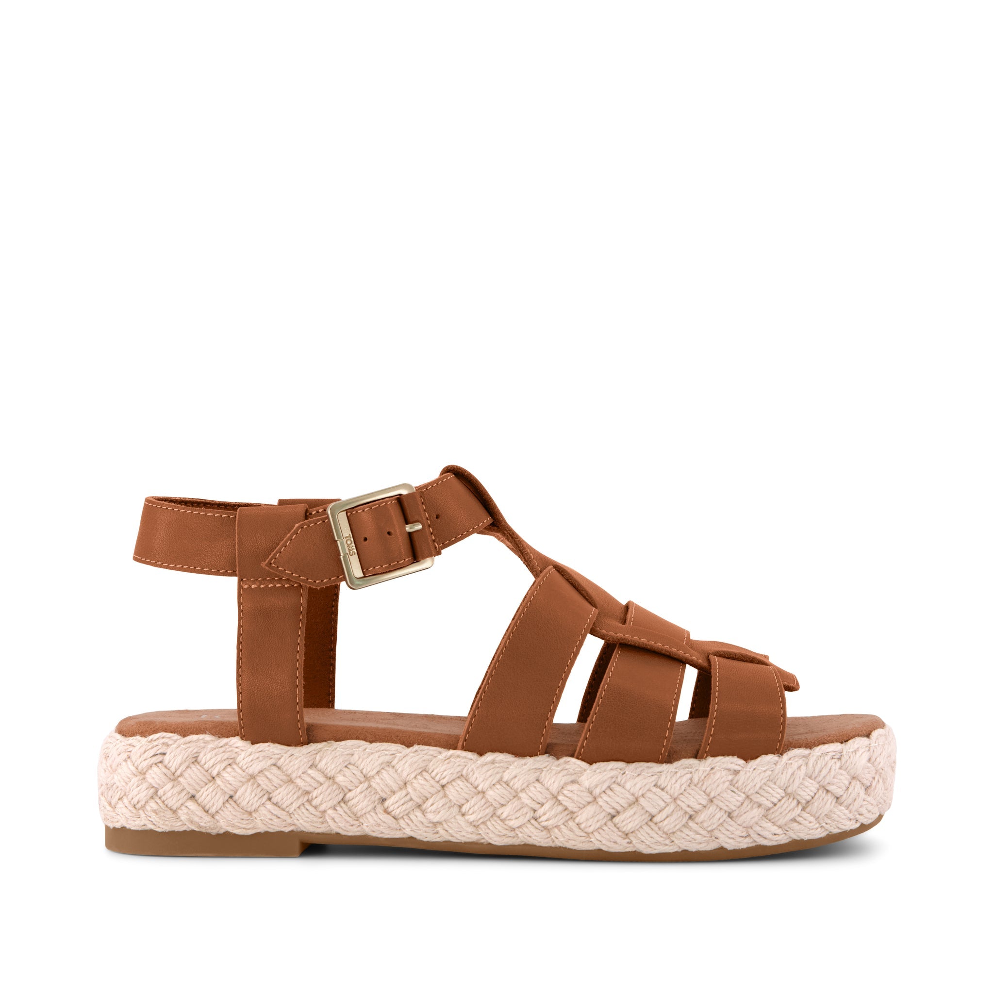 Jac Fisherman Sandal Brown Sugar Leather