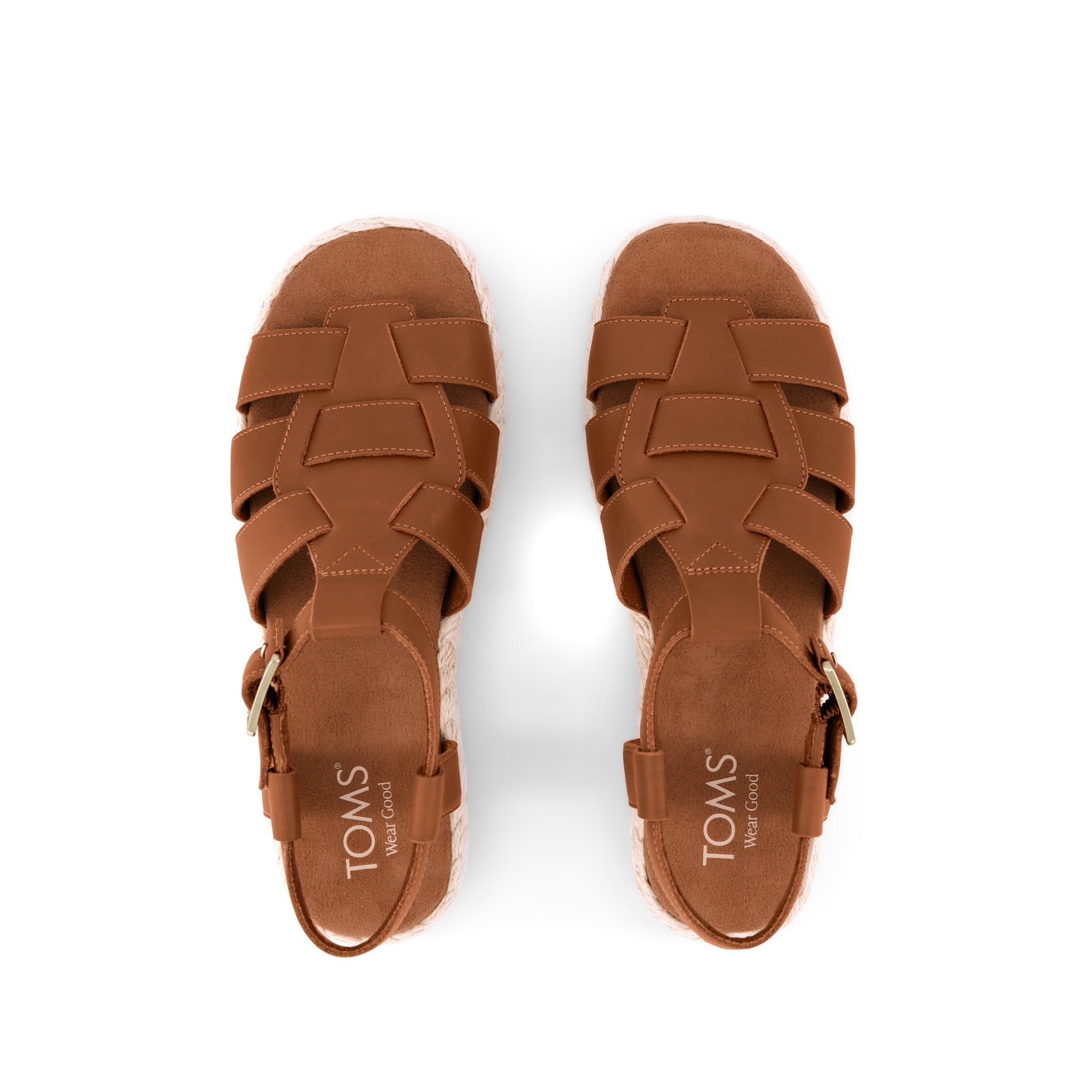 Jac Fisherman Sandal Brown Sugar Leather