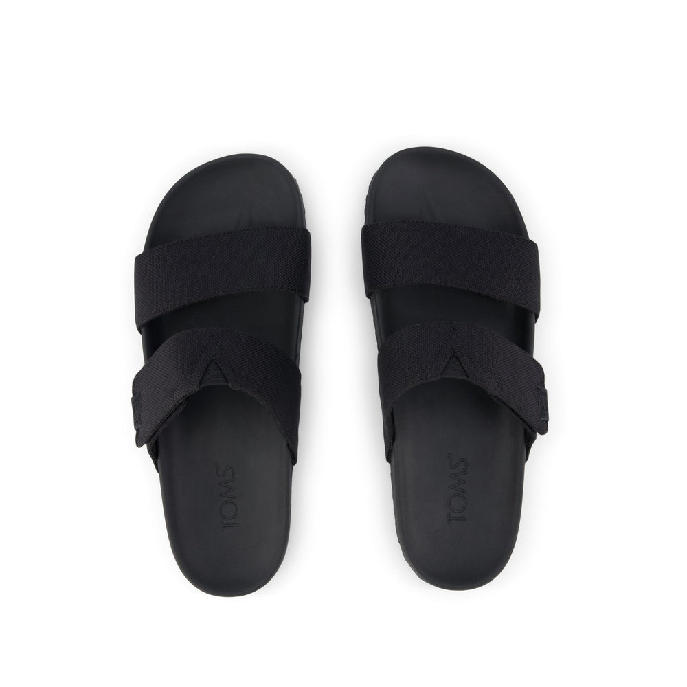 Nico Sandal Black Canvas
