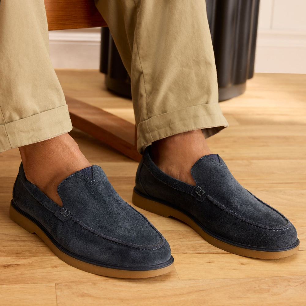 Marcos Loafer Navy Suede