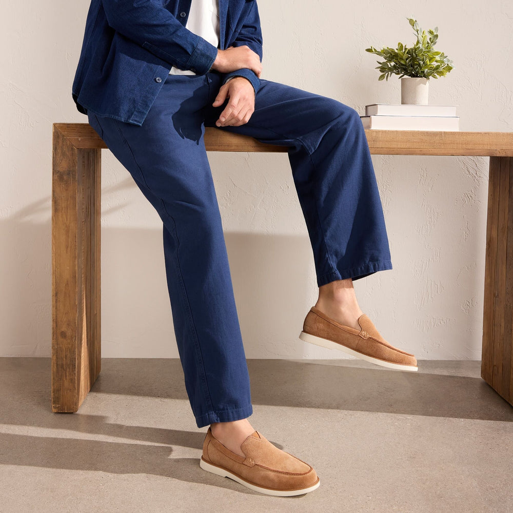 Marcos Loafer Tan Suede