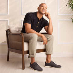 Joshua Dress Shoe Black Denim