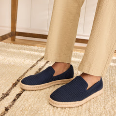 Santiago Loafer Navy Mesh