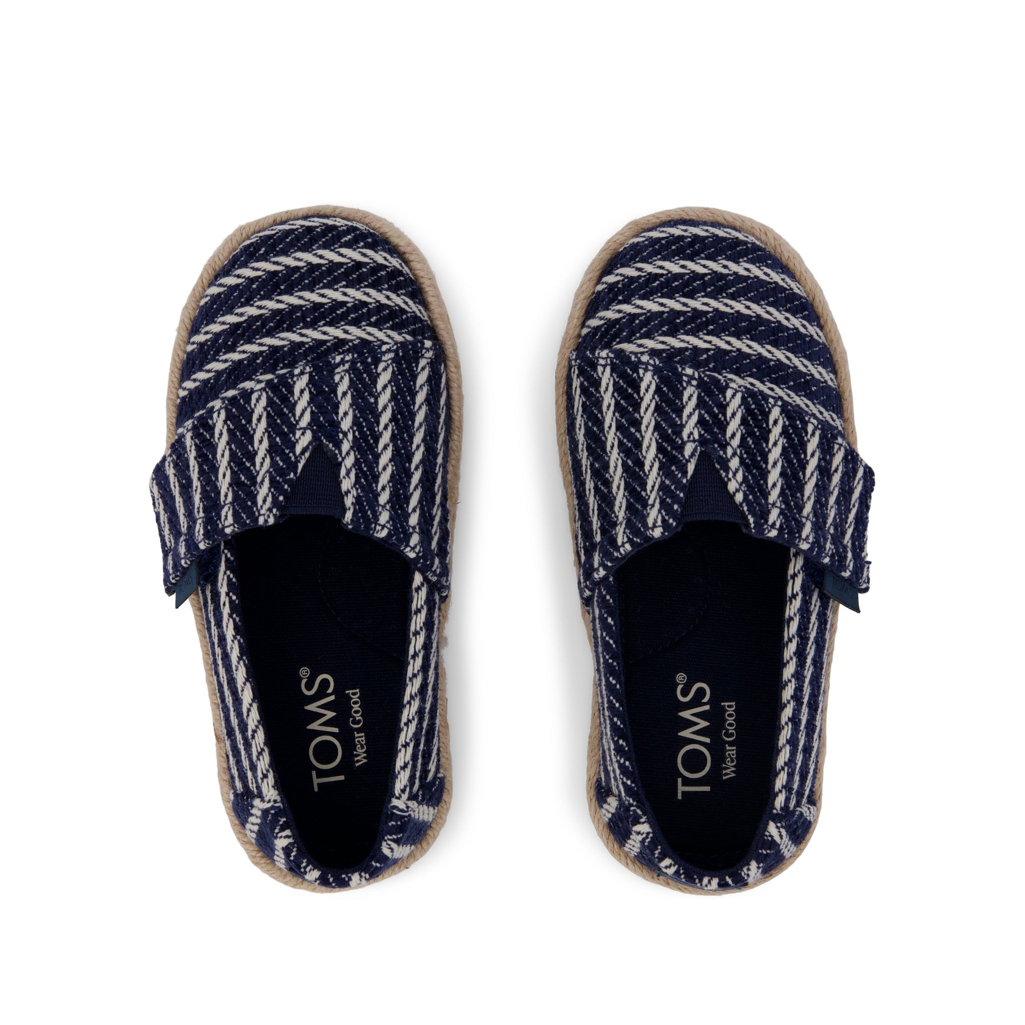 Alpargata Rope 2.0 Toddler Espadrille Navy Stripes