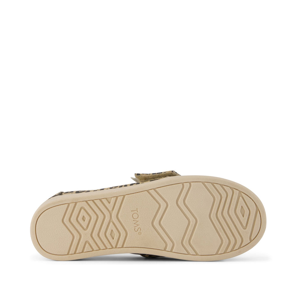 Alpargata Classic Kids Shoe Natural Leopard Print