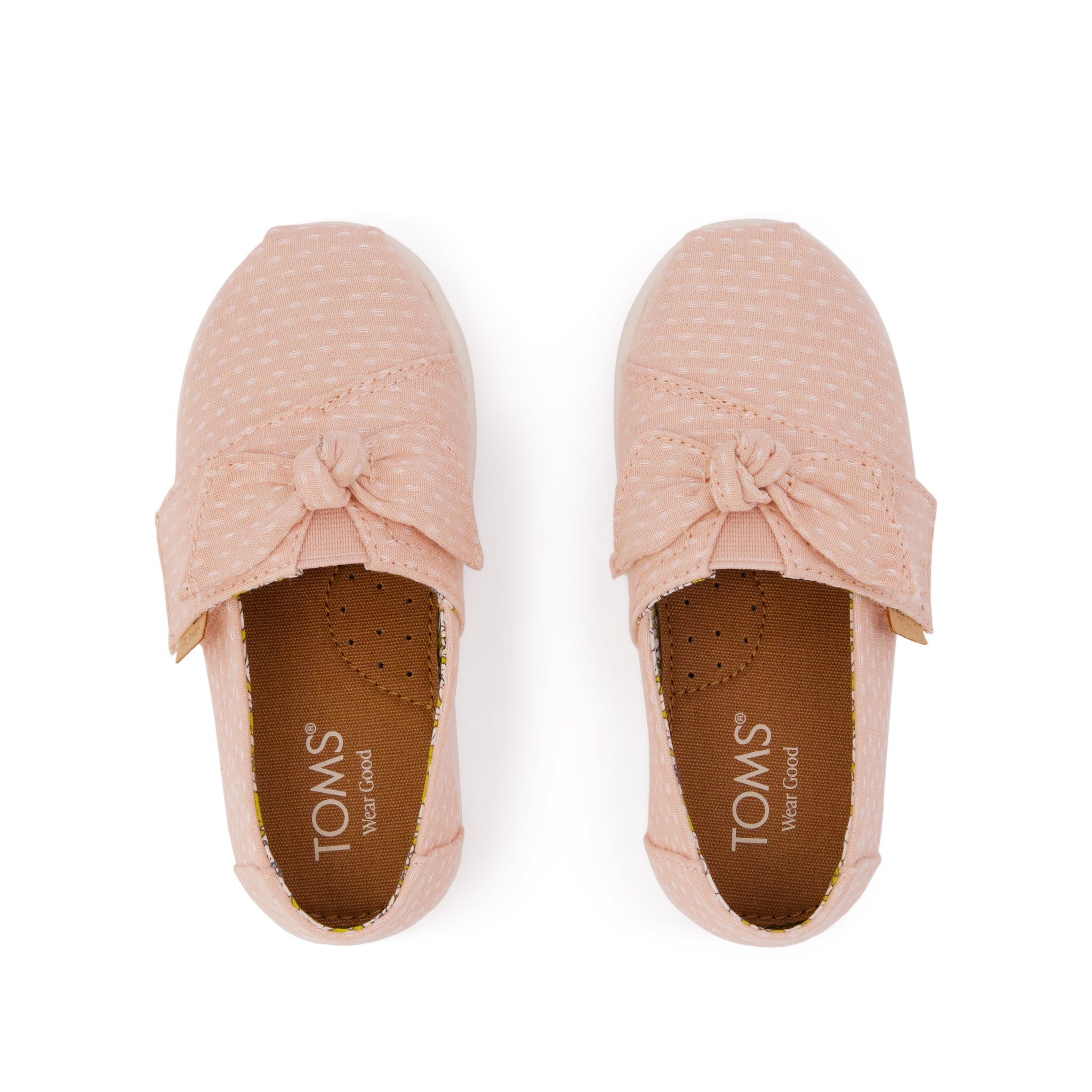 Alpargata Classic Toddler Shoe Bloom Chambray Dot with Bow