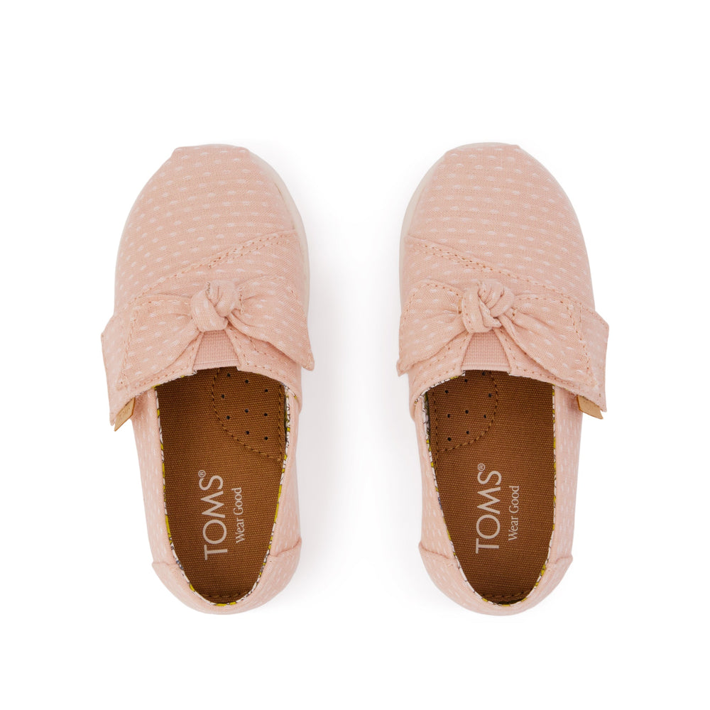 Alpargata Classic Toddler Shoe Bloom Chambray Dot with Bow