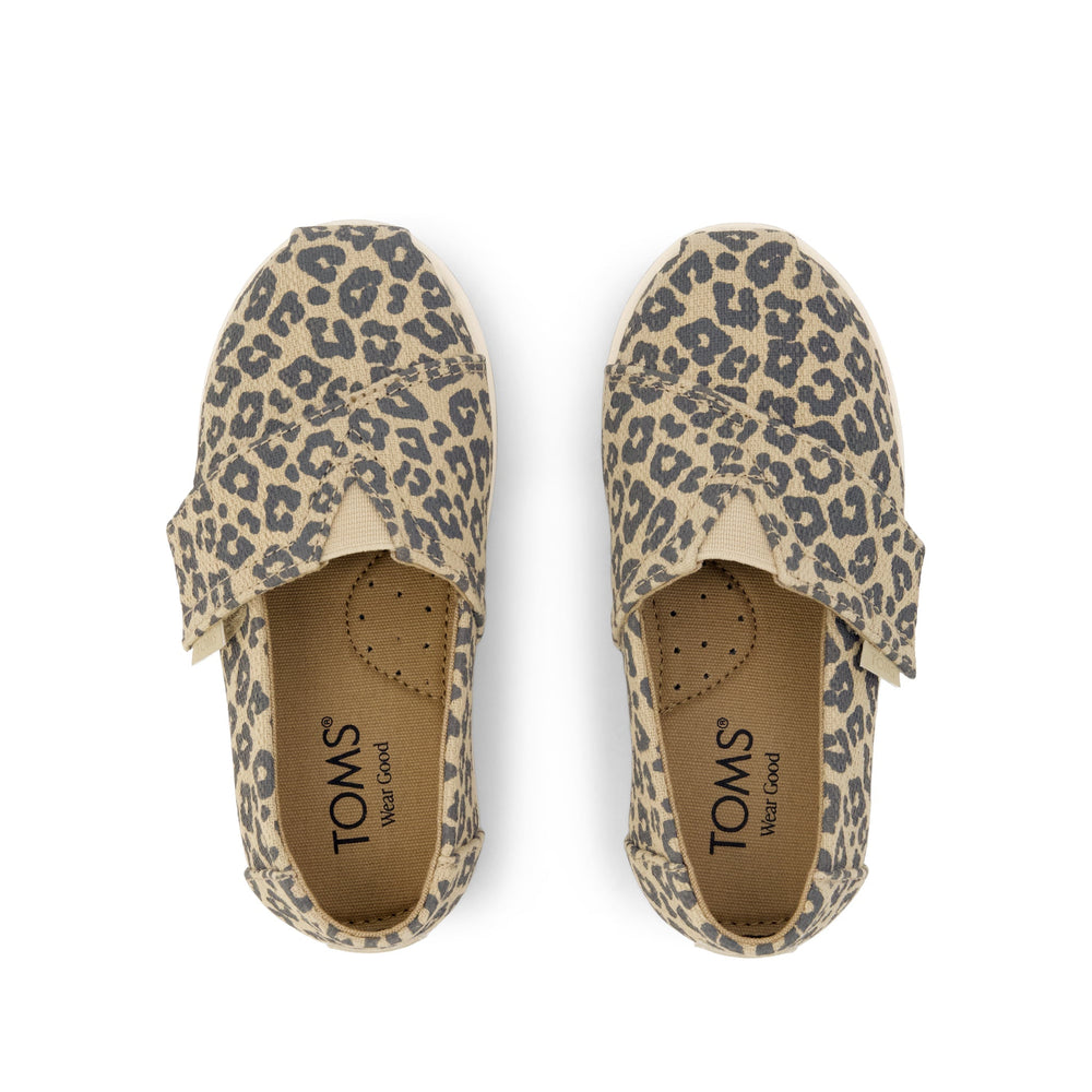 Alpargata Classic Toddler Shoe Natural Leopard Print