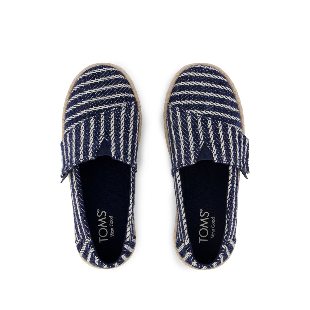 Alpargata Rope 2.0 Kids Espadrille Navy Stripes