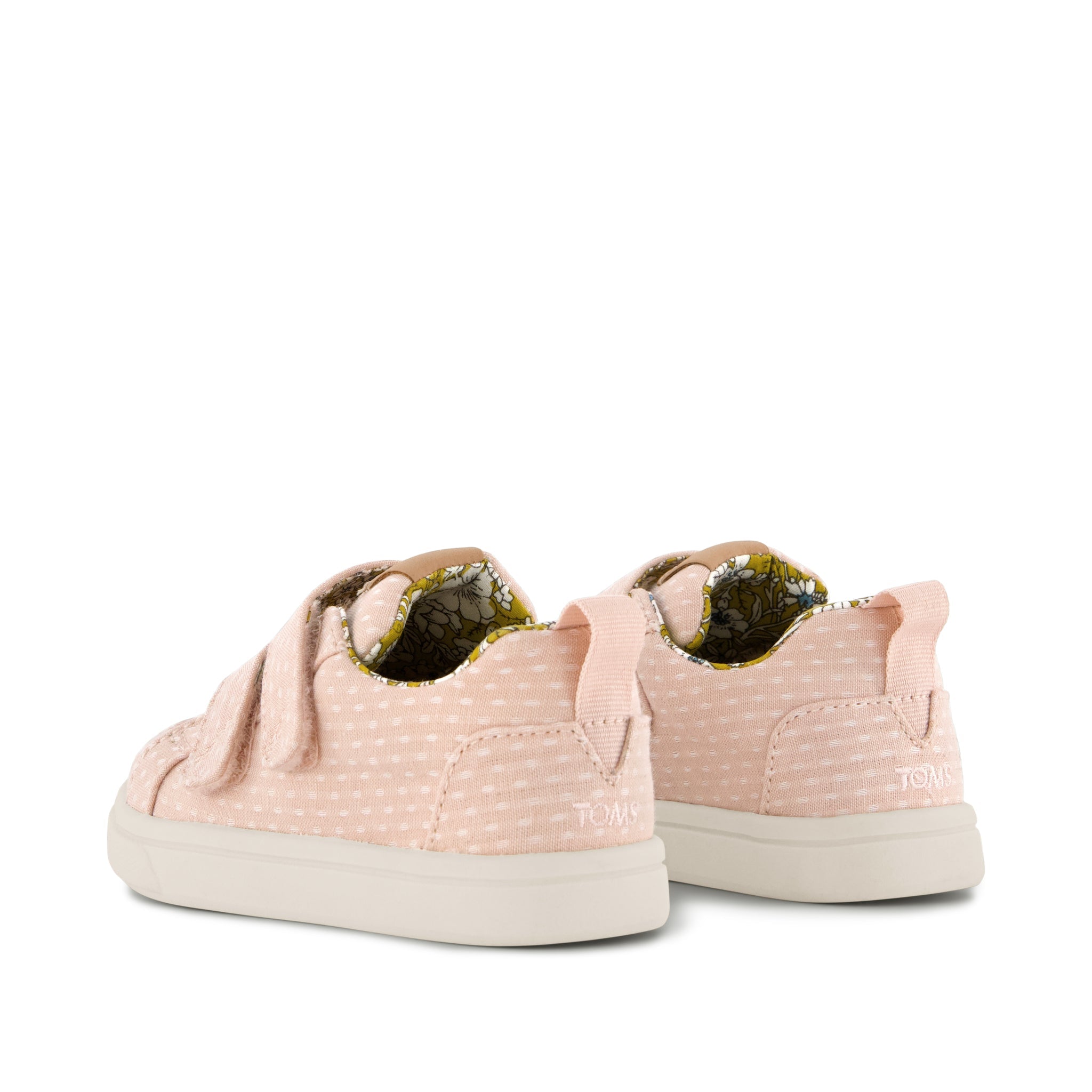 Cruz Double Strap Toddler Sneaker Bloom Chambray Dot