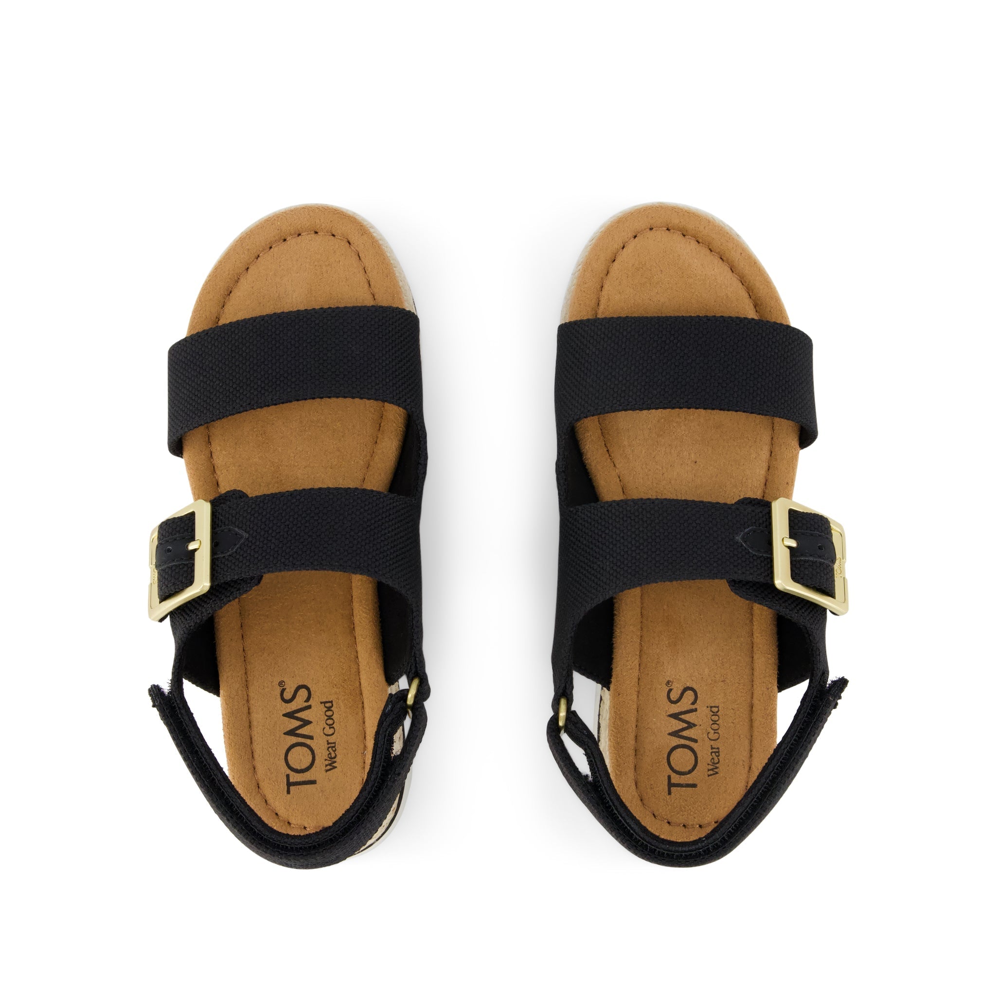 Giana Kids Sandal Black Canvas