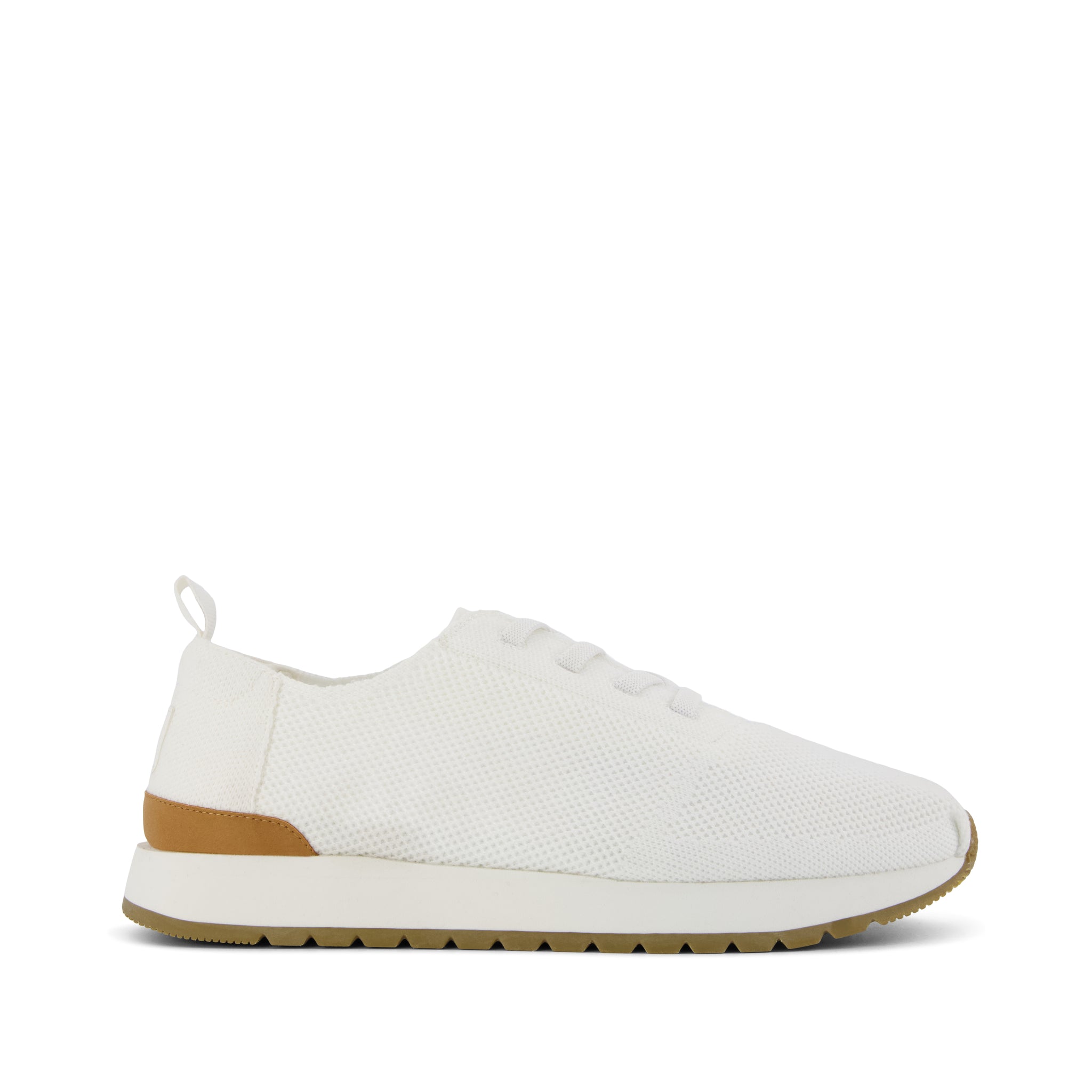 Resident Plus Lace-Up White Knit
