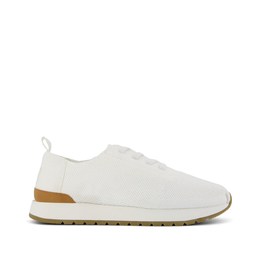 Resident Plus Lace-Up White Knit