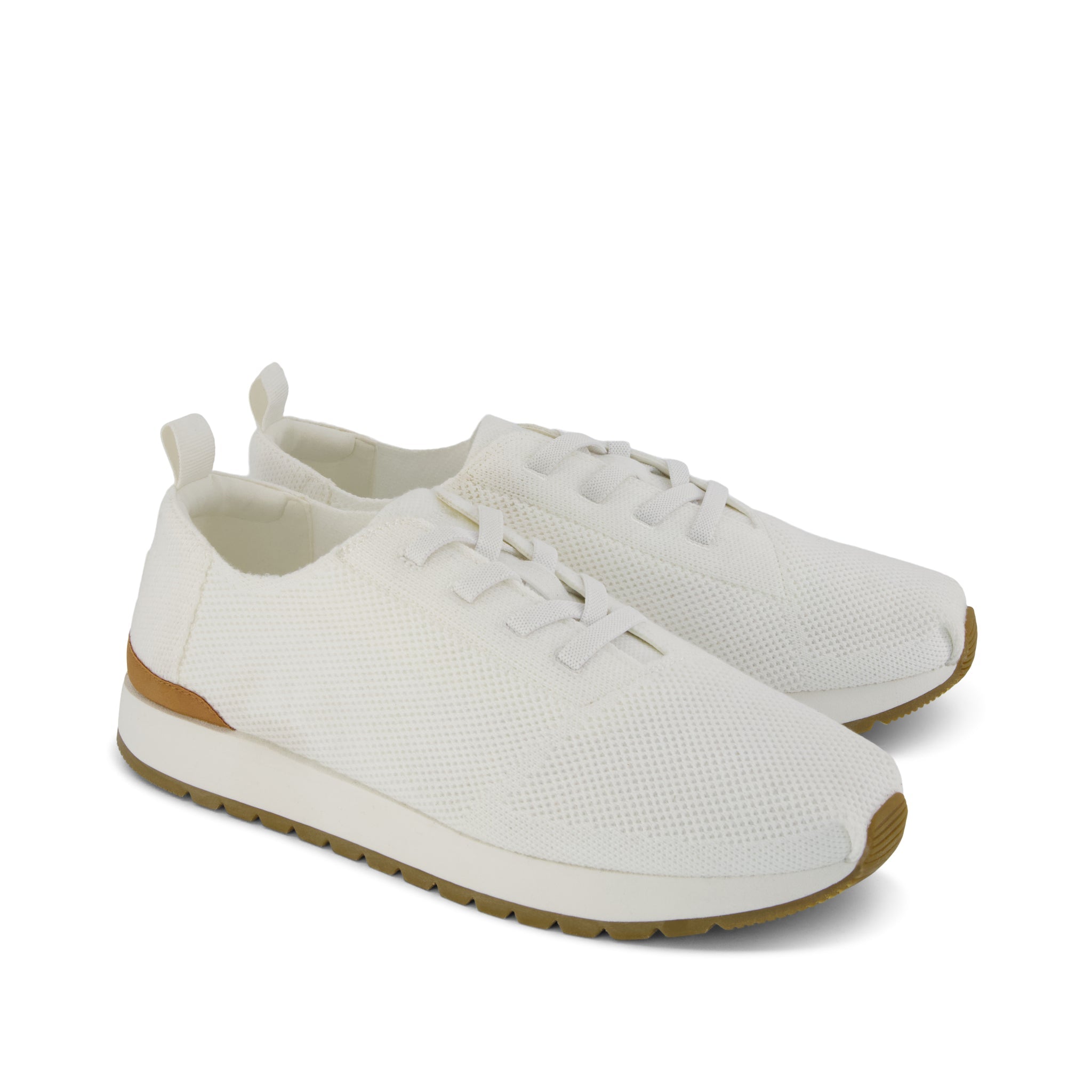 Resident Plus Lace-Up White Knit