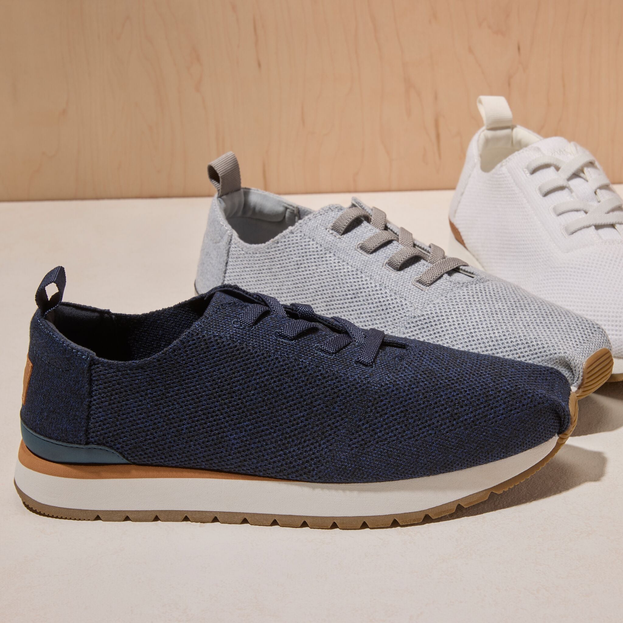 Resident Plus Lace-Up Navy Knit