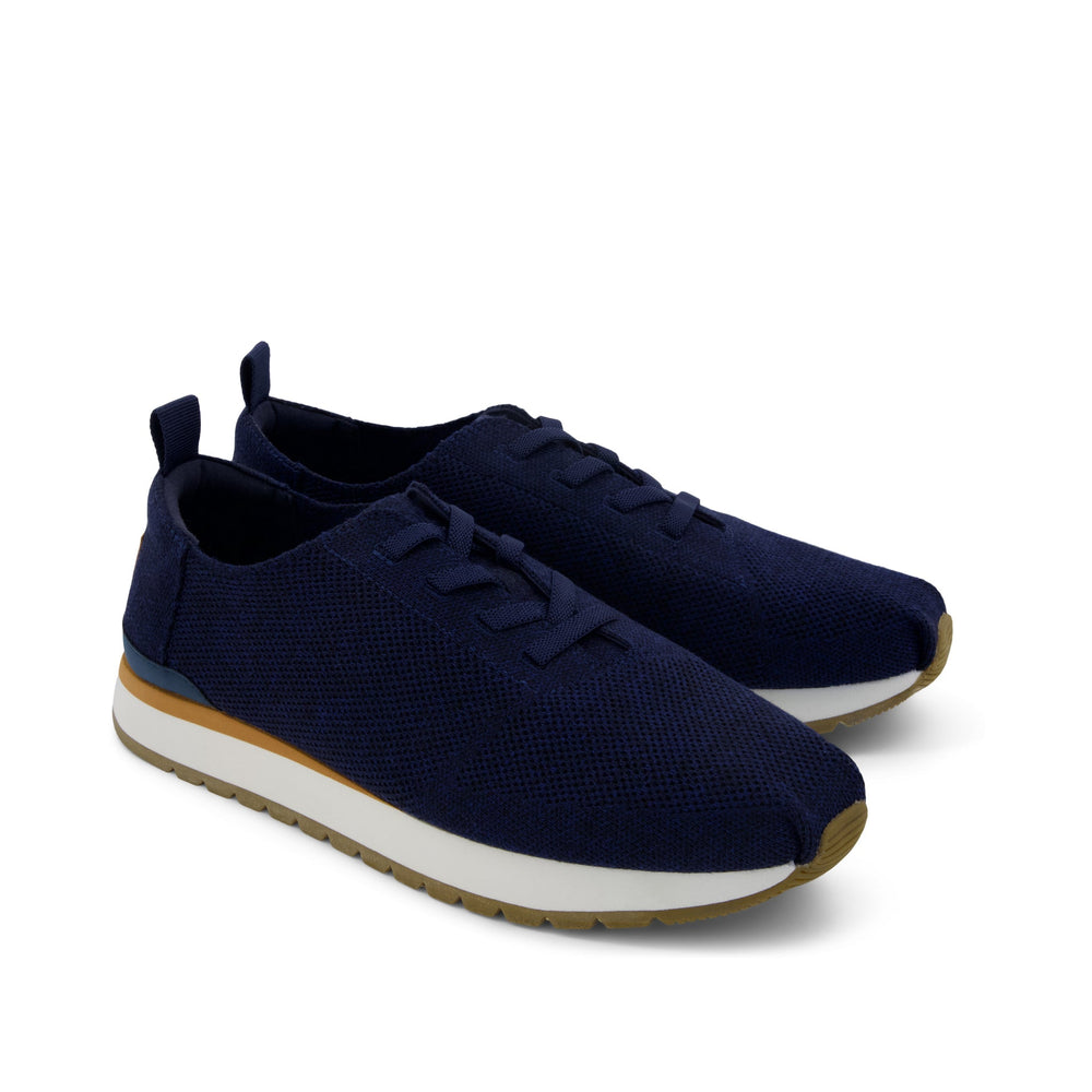 Resident Plus Lace-Up Navy Knit