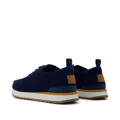 Resident Plus Lace-Up Navy Knit