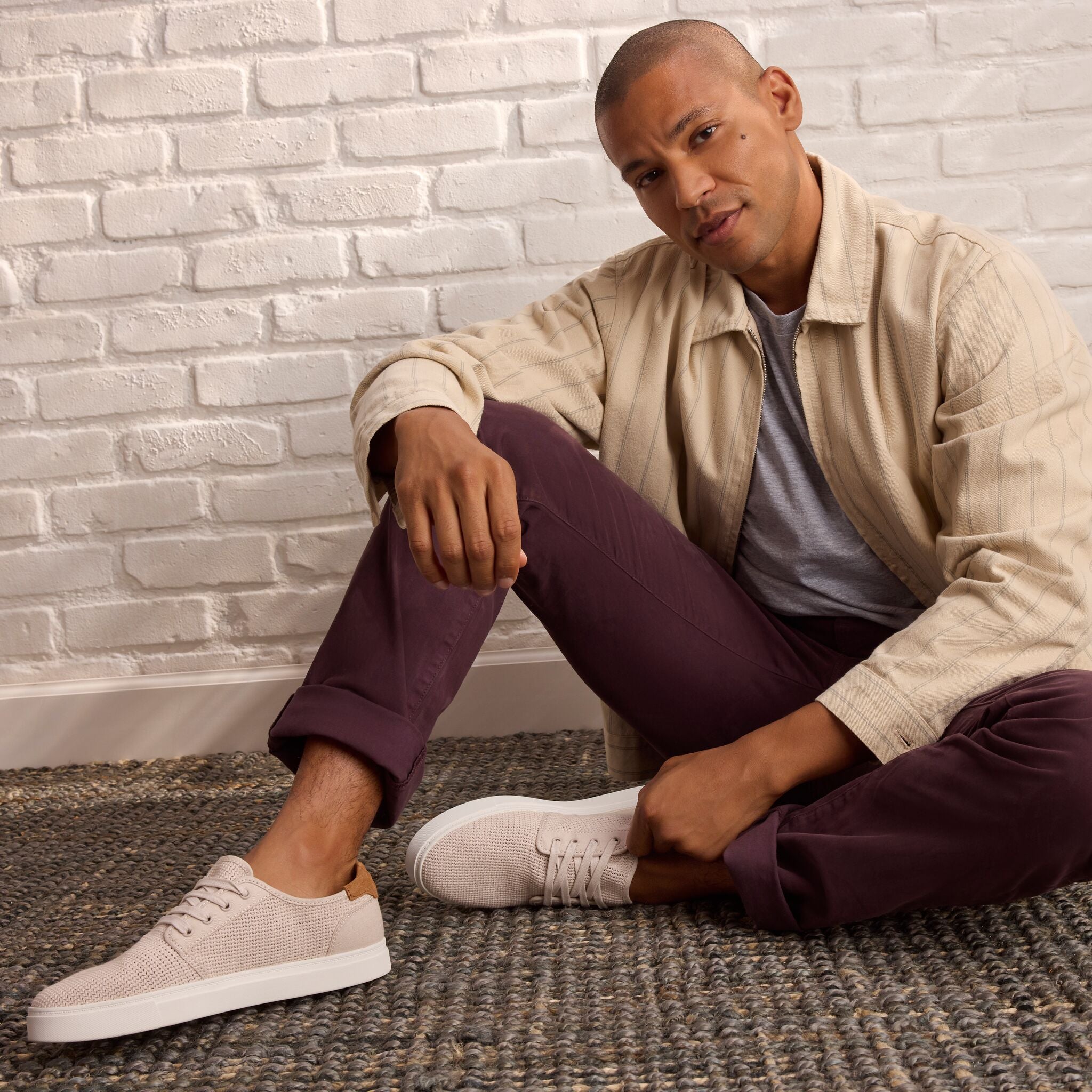 Carlo 2.0 Lace-Up Sneaker Taupe Mesh