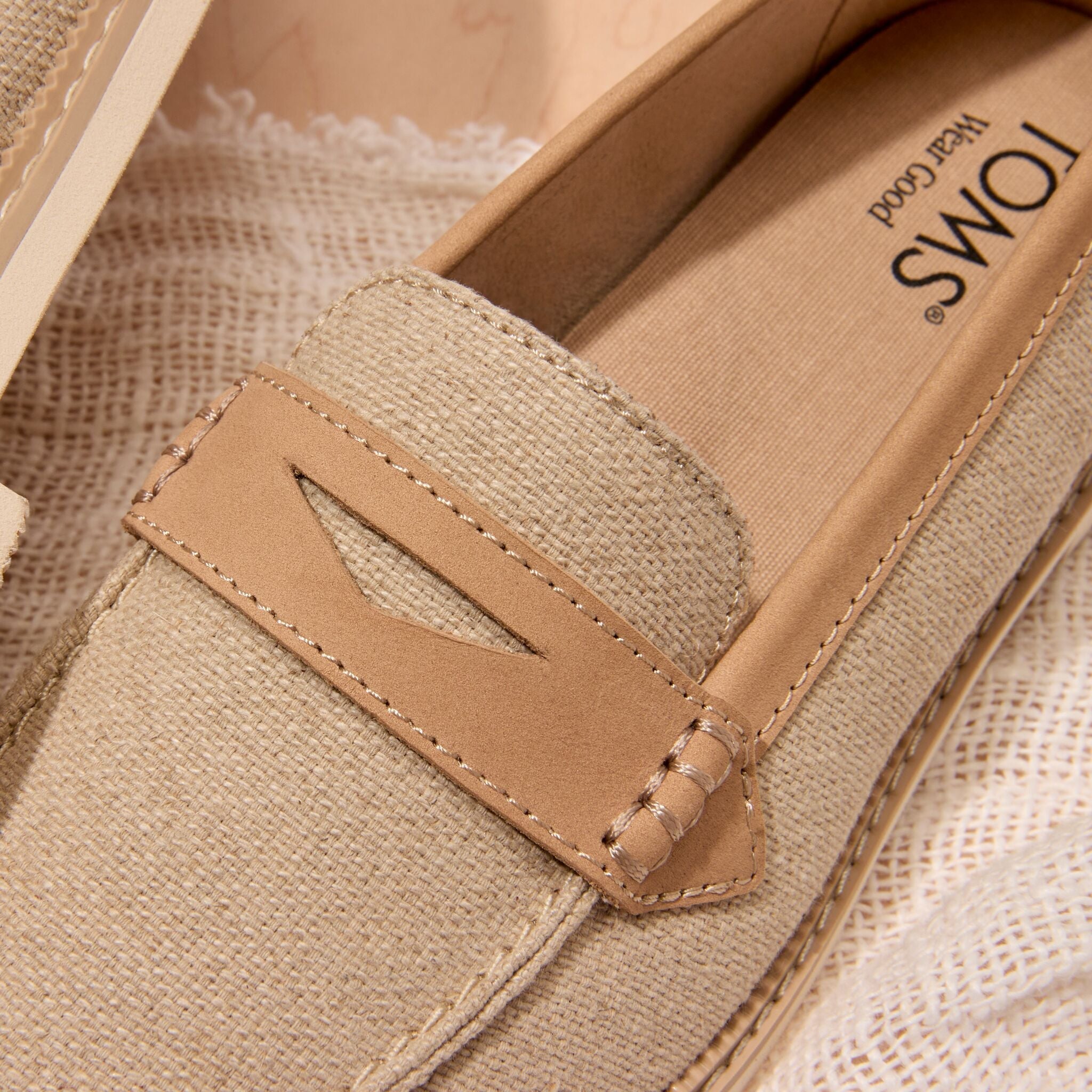 Marie Loafer Natural Textile