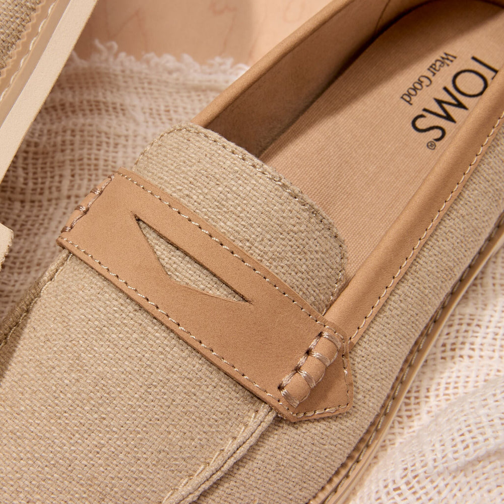 Marie Loafer Natural Textile