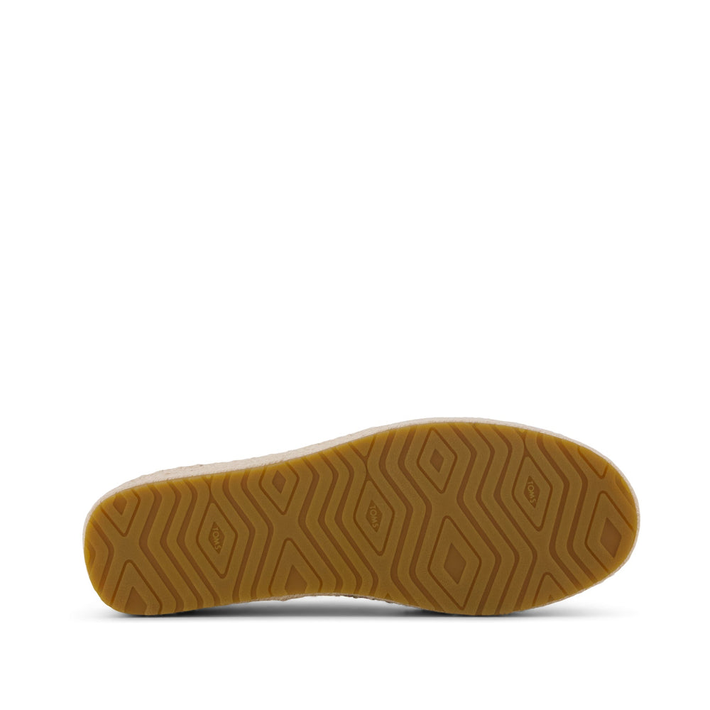 Valencia Lace-Up Platform Espadrille White Canvas