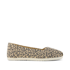 Alpargata Ballet Flat Natural Leopard Spots