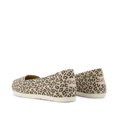 Alpargata Ballet Flat Natural Leopard Spots
