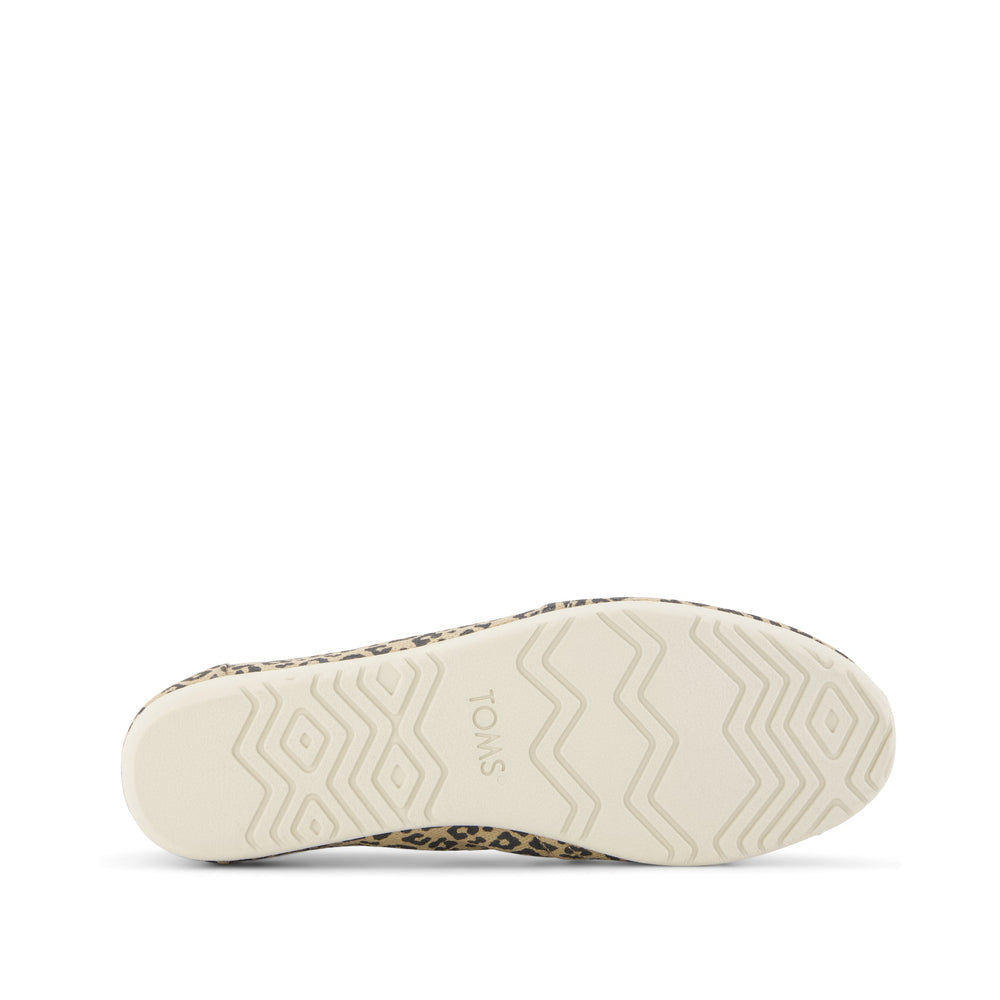 Alpargata Ballet Flat Natural Leopard Spots