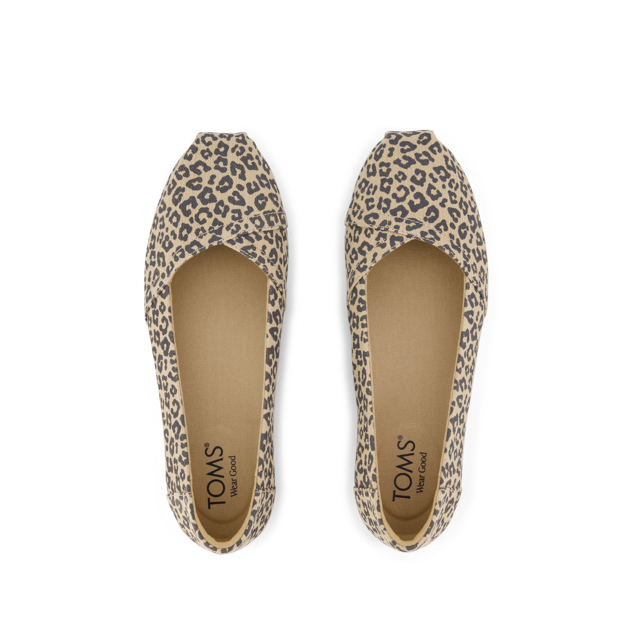 Alpargata Ballet Flat Natural Leopard Spots