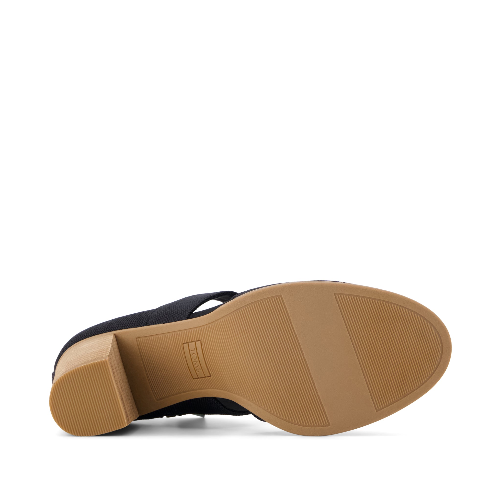 Milan Nova Heel Black Canvas