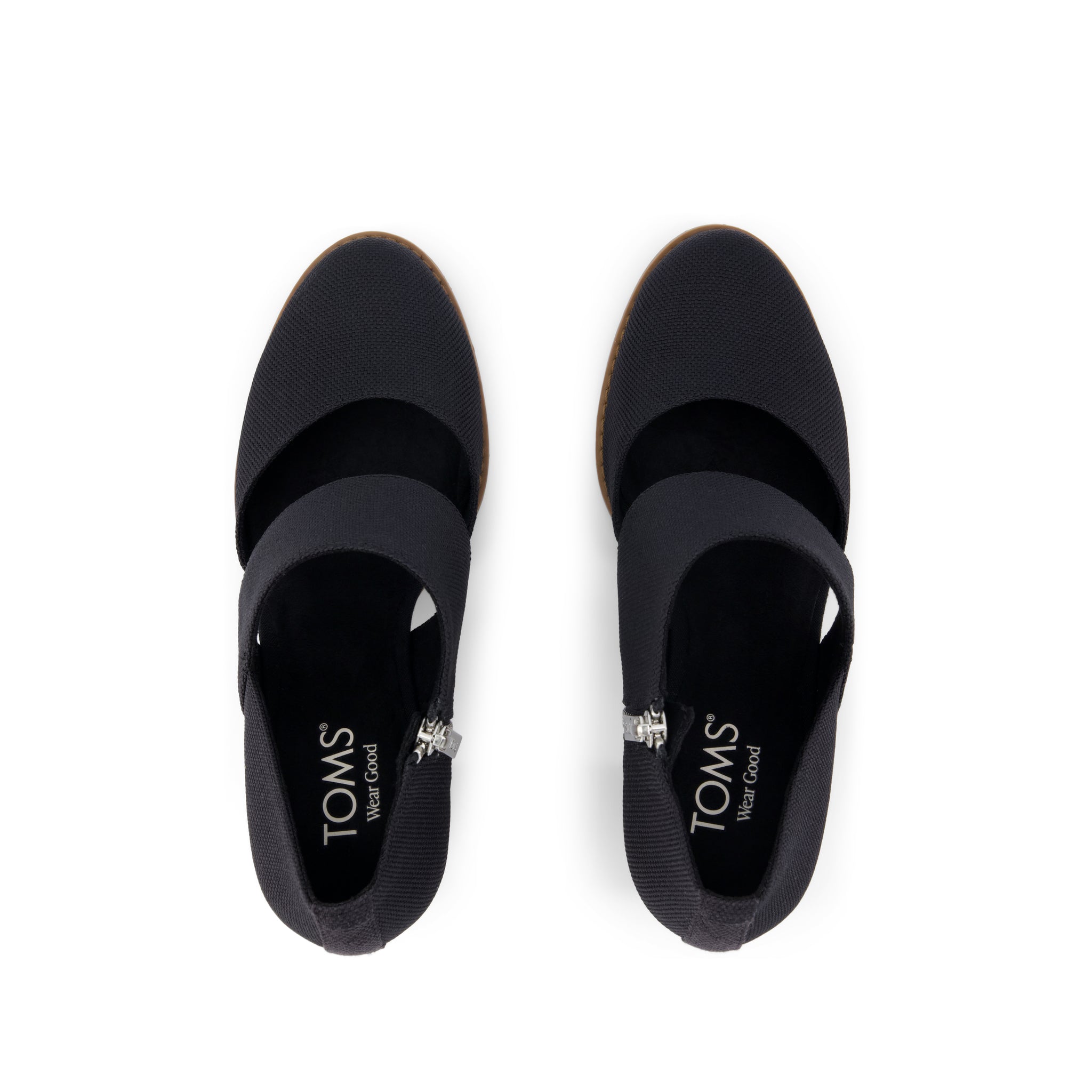 Milan Nova Heel Black Canvas